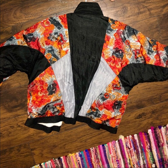 Iridescent vintage 90s windbreaker Unisex - Picture 2 of 9